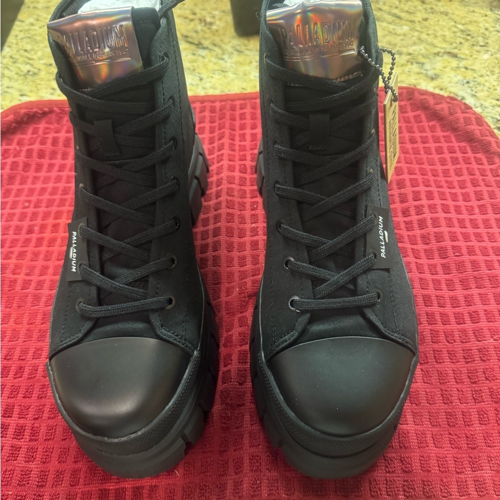 Palladium Black High-Top Boots